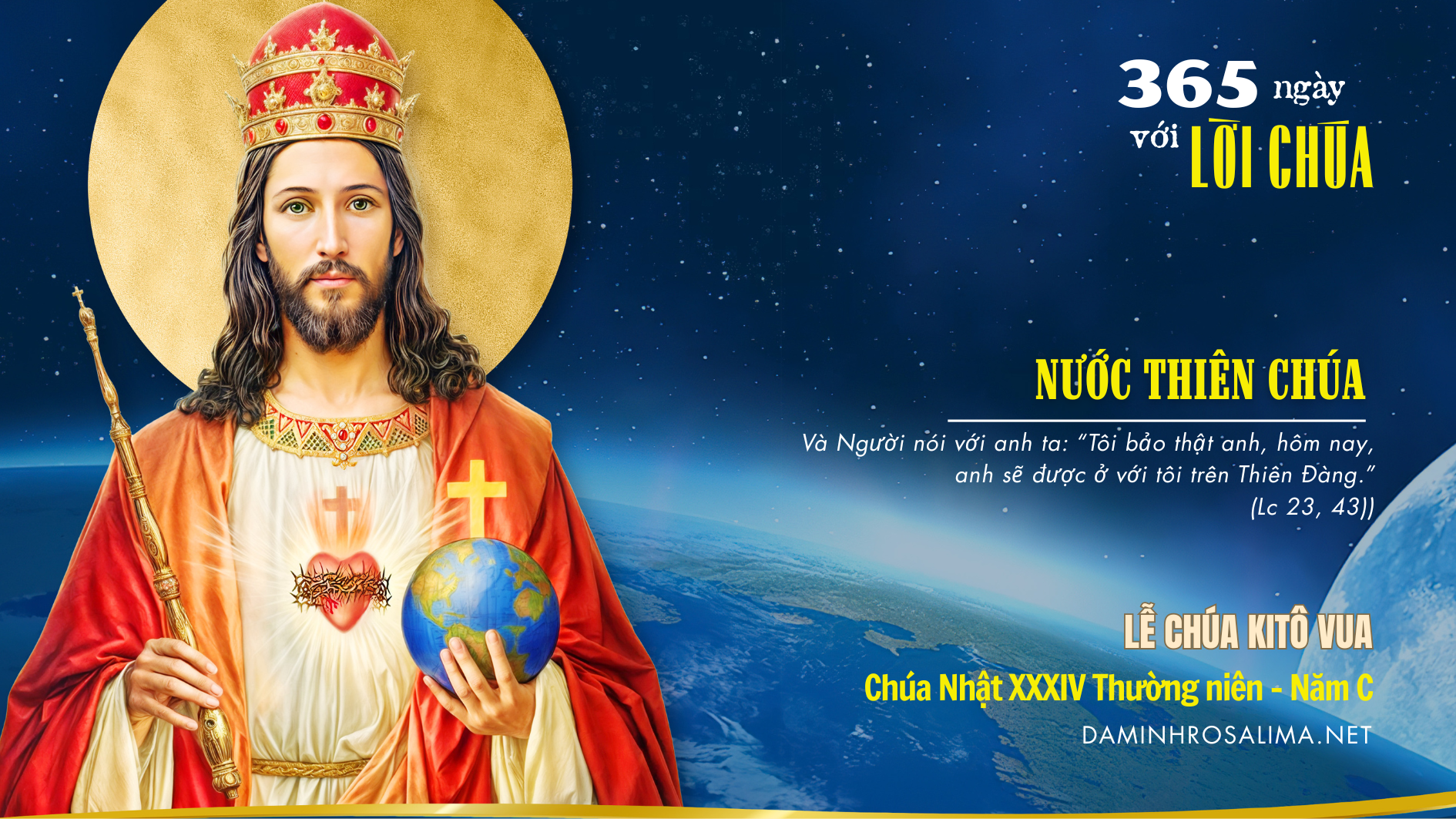 Chúa Nhật XXXIV Thường niên - Năm C - Lễ Chúa Kitô Vua